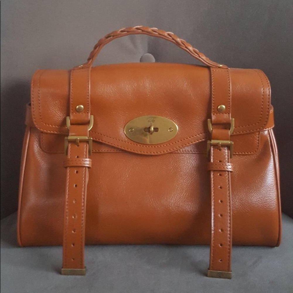 Alexa style thick Raw Luxe Leather Satchel
